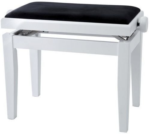 GEWA 130020 Piano Bench Deluxe White Matt