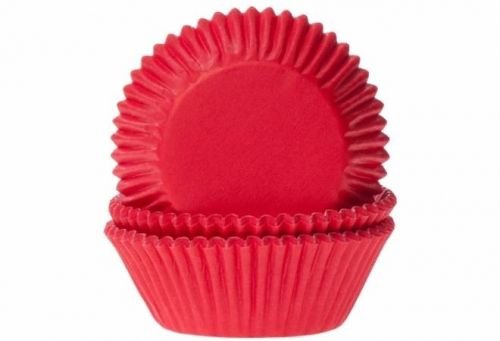 Papírový košíček na muffiny červený 50ks - House of Marie