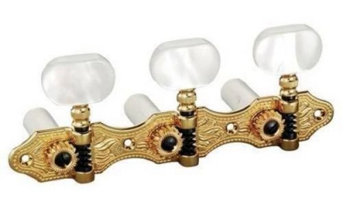 Schaller HGO 1 Baseplate 3 Large Galalith Gold