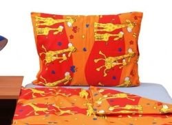 2 dílná sada do dětské postýlky Žirafky