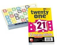 Nürnberger Spielkarten Verlag Twenty One – výsledkový blok