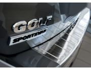 Nerezový kryt hrany nárazníku/kufru, VW Golf VII, 2014->, sportsvan