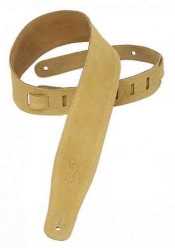 Levys MS26 Suede Leather Guitar Strap, Tan