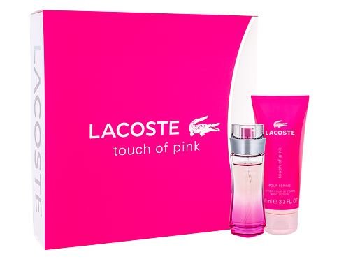 Lacoste Touch Of Pink EDT dárková sada pro ženy - EDT 30 ml + tělové mléko 100 ml