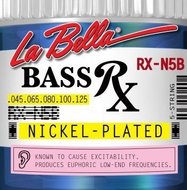 LaBella RX-N5B Bass RX Nickel-Plated 45-65-80-100-125
