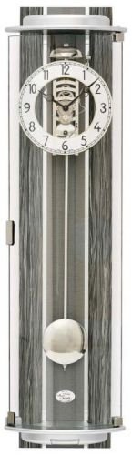 Luxusní nástěnné mechanické kyvadlové hodiny ams 2717 dřevo/hliník