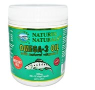 Omega-3 1000 mg rybí olej s vitamínem E - 200+10 kaps