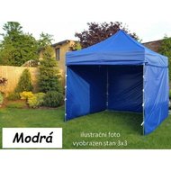 Zahradní párty stan PROFI STEEL 3 x 4,5 - modrá Tradgard JL56934