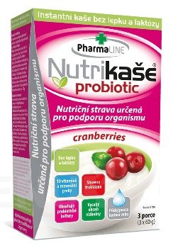 MOGADOR Nutrikaše probiotic s brusinkami 180 g (3x60 g)