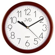 Nástěnné hodiny JVD sweep HP612.16 staro-růžová barva metalická 166212