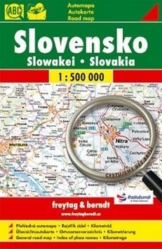 Slovensko Slowakei Slovakia 1:500 000