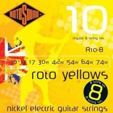 Rotosound R10 8 Roto Yellows