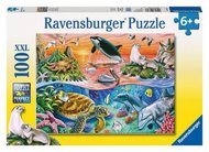 Puzzle Pestrý oceán, 100 dílků - Ravensburger