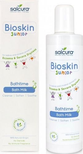 Salcura Bioskin Junior Bathtime Bath Milk mléko do koupele pro děti od 3 měsíců 300 ml