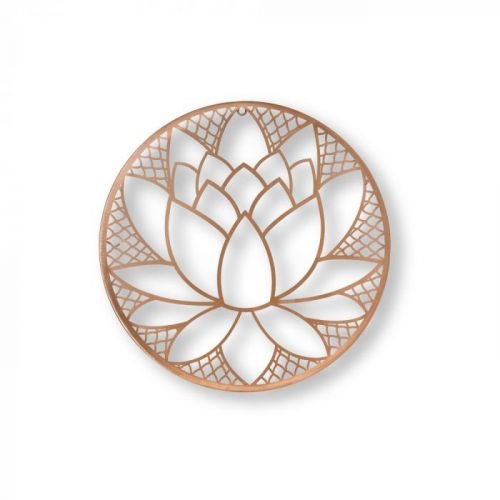 Kovová nástěnná dekorace Graham & Brown Lotus Blossom