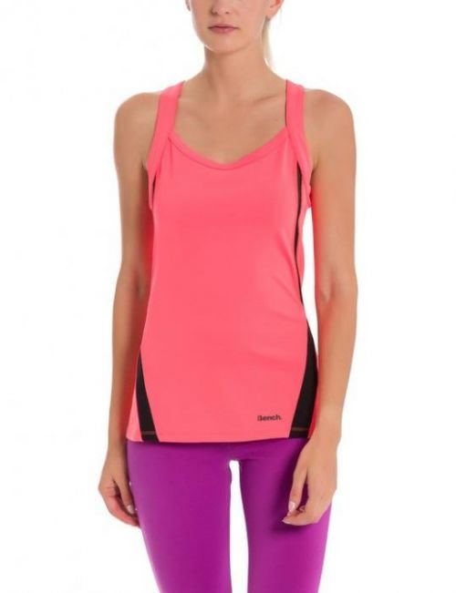 tílko BENCH - Active Tank Top Neon Bright Pink As Swatch (PK11423)