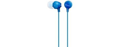 Sony MDR-EX15LPLI.AE hudební sluchátka do uší,Blue