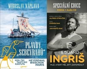 Plavby sebevrahů - Na primitivních plavidlech napříč oceány + CD - Náplava Miroslav