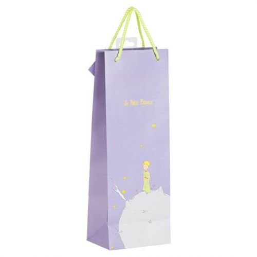 Dárková taška na lahev Malý princ  – Planet, 13 x 36 cm - neuveden