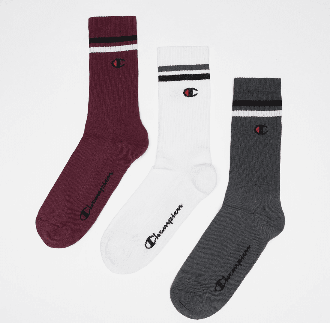 Champion 3pk Crew Socks 35/38