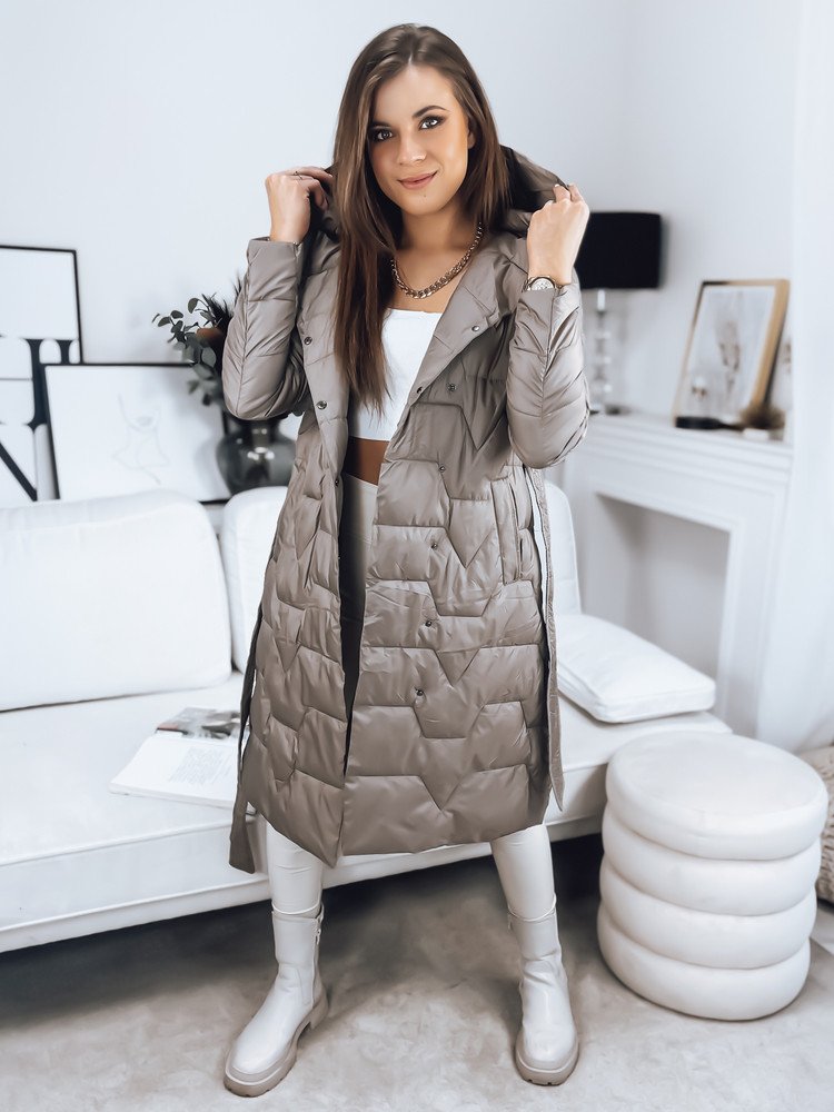 Women's coat SHADON beige Dstreet TY3349