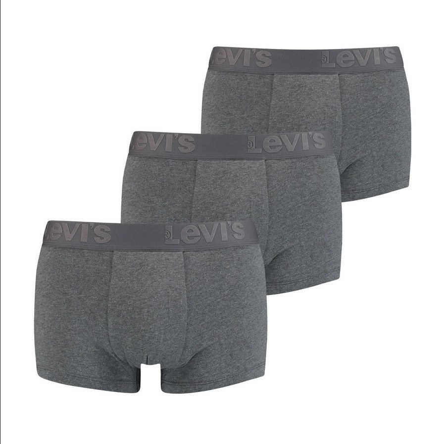 3PACK men's boxer shorts Levis gray (905042001 007)
