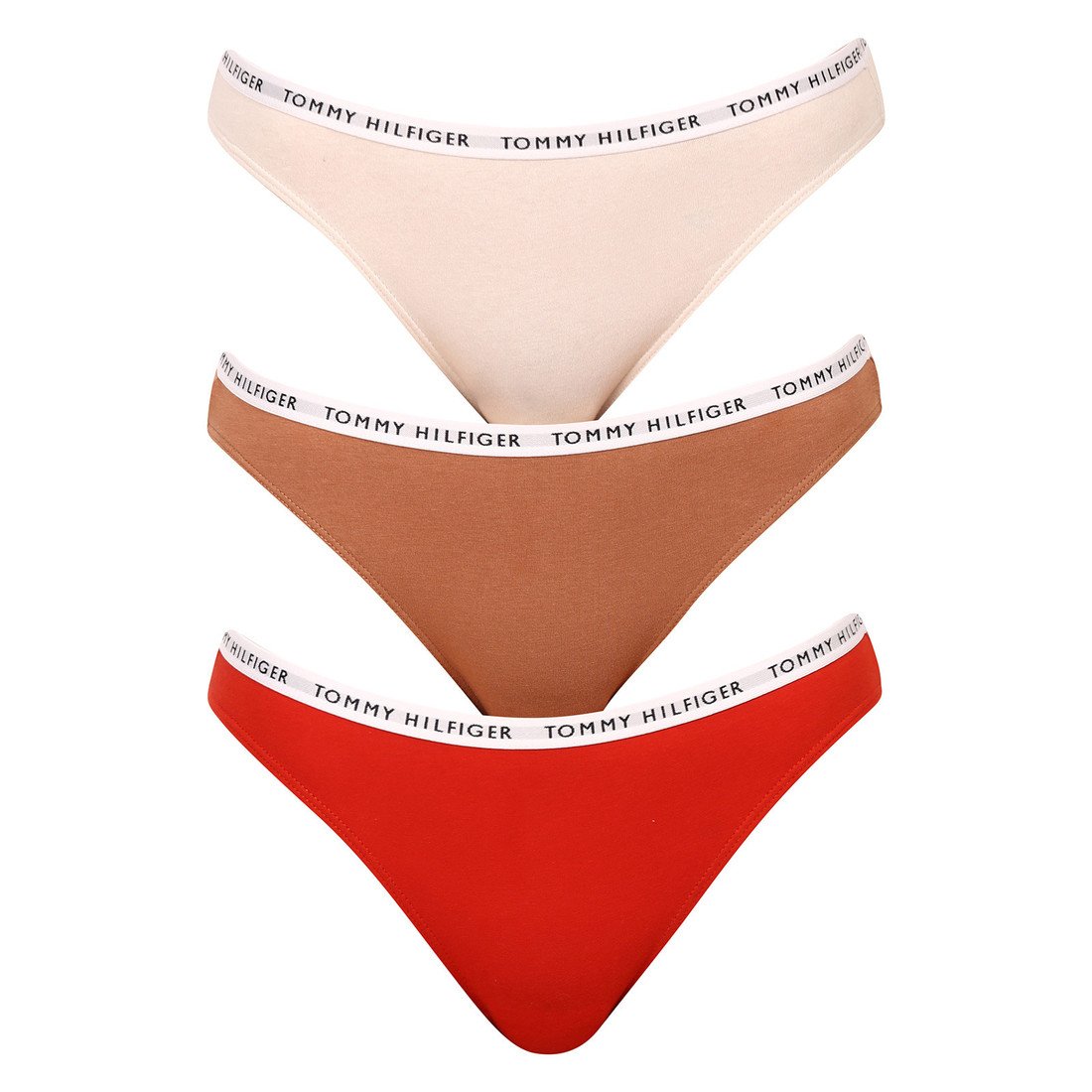 3PACK women's panties Tommy Hilfiger multicolored (UW0UW02828 0R2)