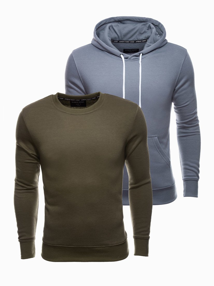 Ombre BASIC men's sweatshirt set - mix 2