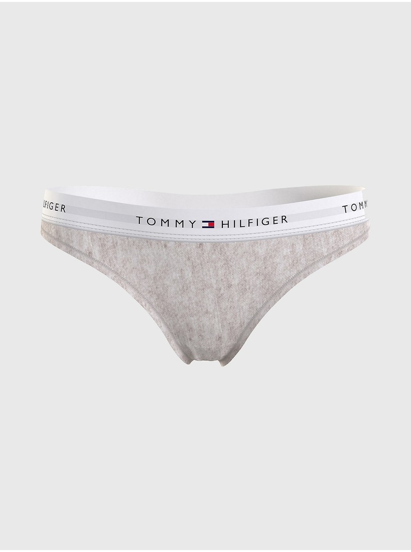 Krémová dámská žíhaná tanga Tommy Hilfiger Underwear - Dámské