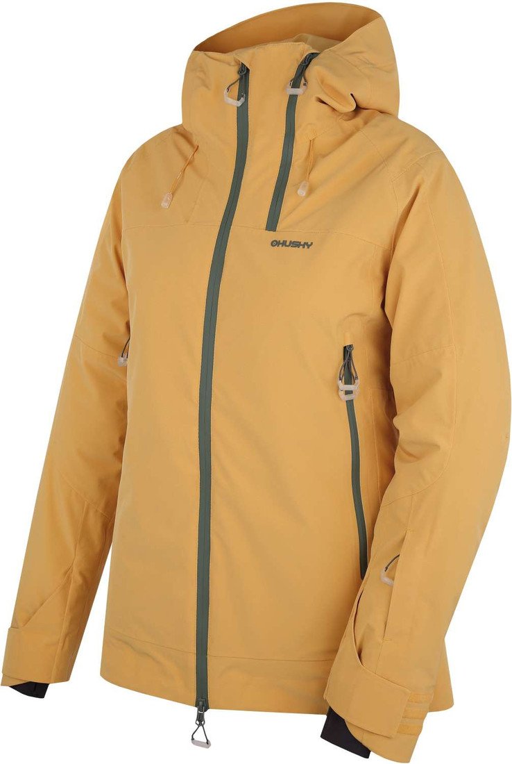 Women's padded ski jacket HUSKY Gambola L lt. Yellow