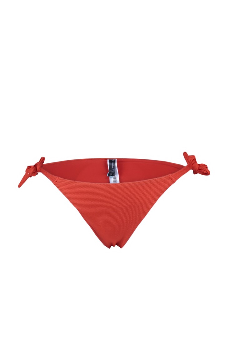 Trendyol Red Tie Detailed Textured Bikini Bottoms