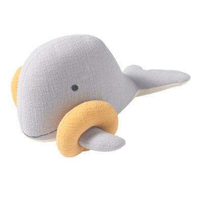 Nordic Coast Company Plyšová hračka Muslin Whale Bobby