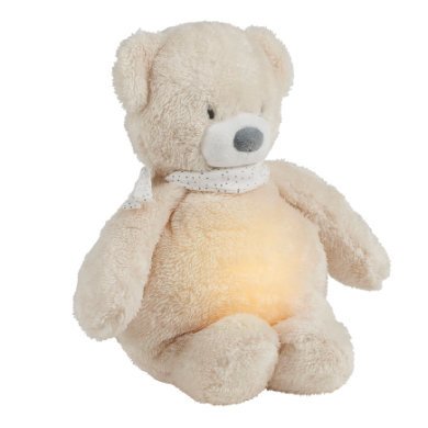 Nattou Noční světlo Sleepy Bear Cuddly Toy beige