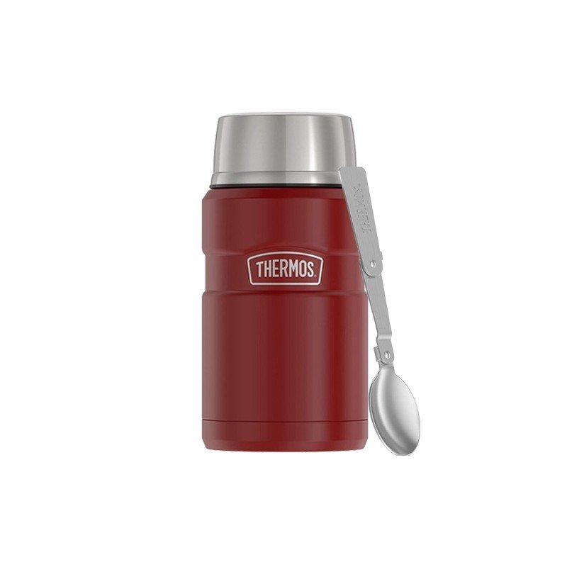 Termoska na jídlo s lžící Thermos Style 710 ml - tmavě červená