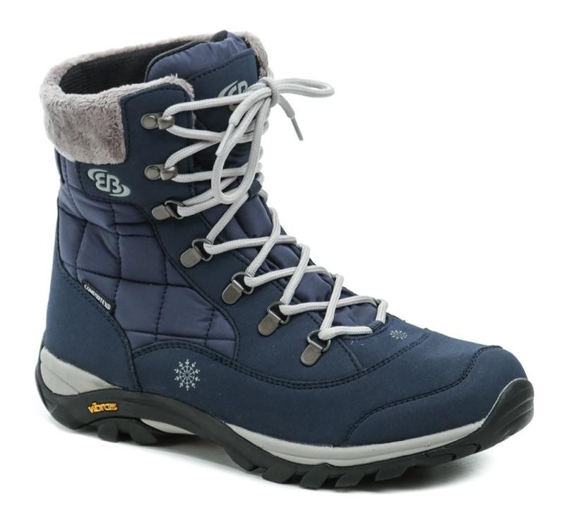 Lico Brütting 711020 Himalaya modré dámské nadměrné zimní boty