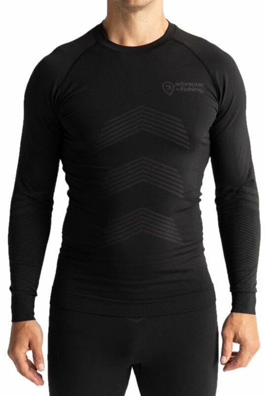 Adventer & fishing Tričko Steirud Functional Shirt Titanium/Black M-L