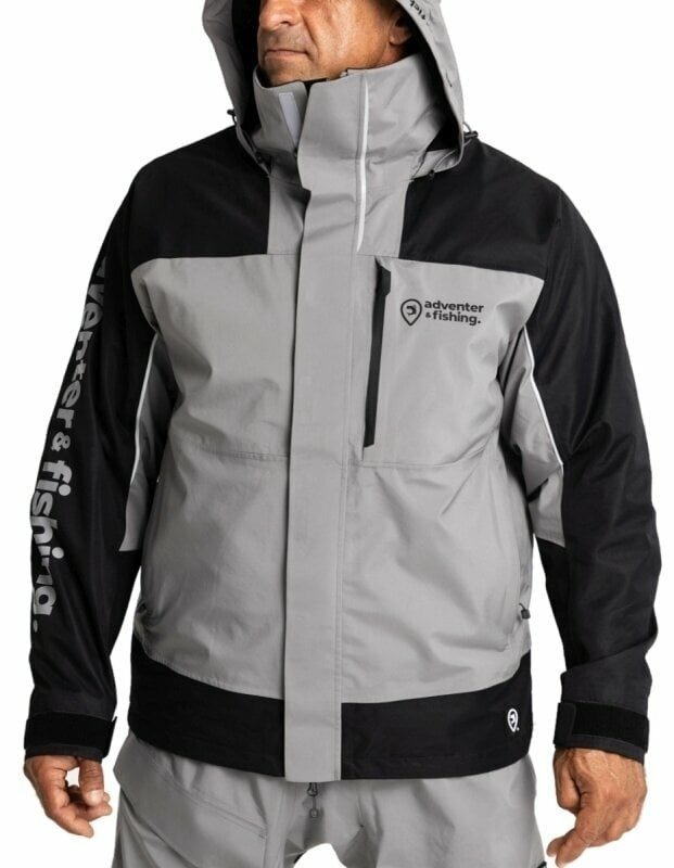 Adventer & fishing Bunda Trondelag Fishing Jacket Titanum/Black M