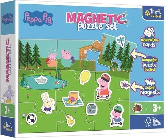 TREFL Magnetická puzzle sada Prasátko Pepina