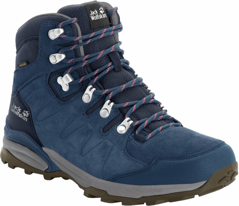Jack Wolfskin Dámské outdoorové boty Refugio Texapore Mid W Dark Blue/Grey 40