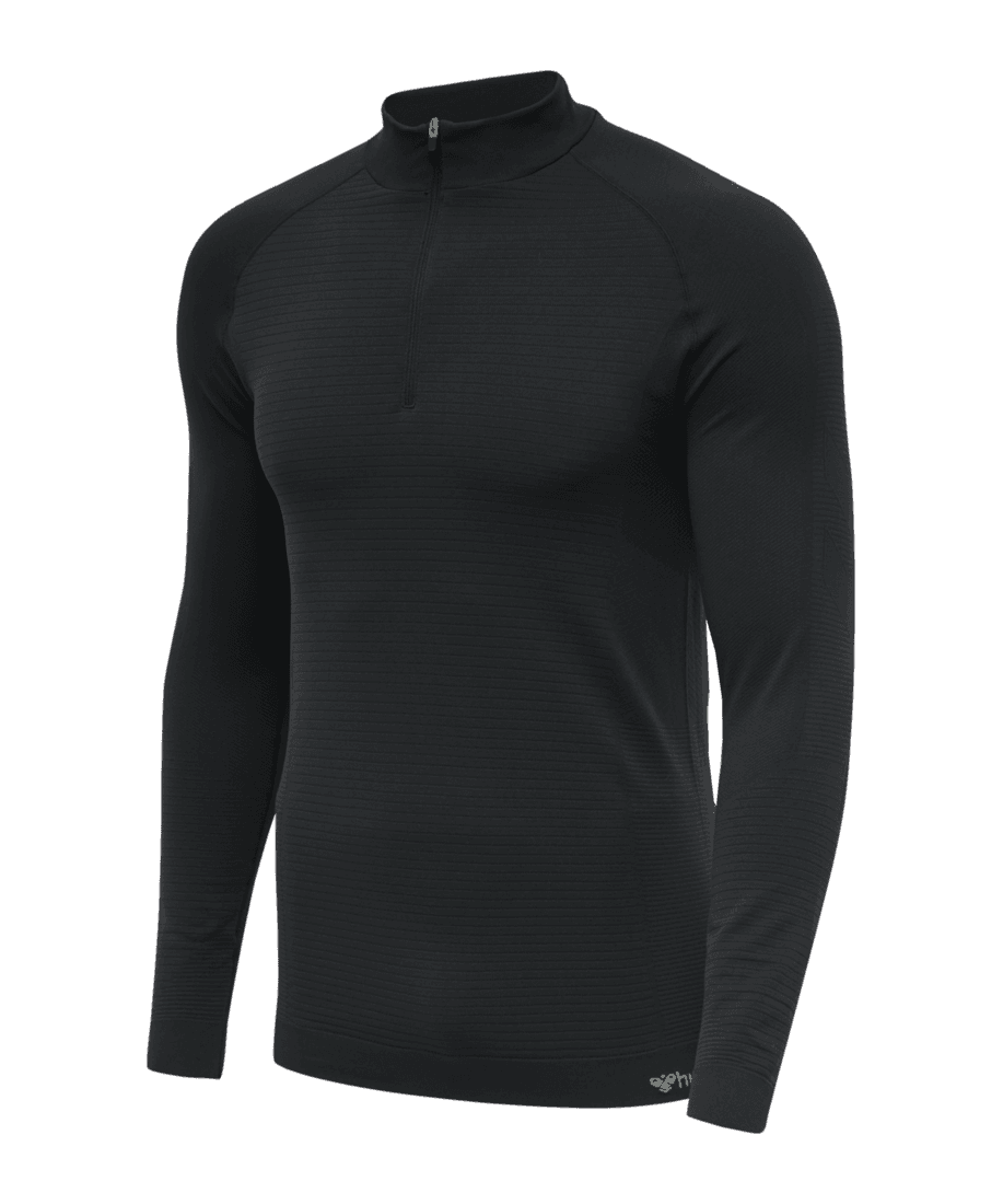 Mikina Hummel Hummel hmlstroke Seamless HalfZip Sweatshirt