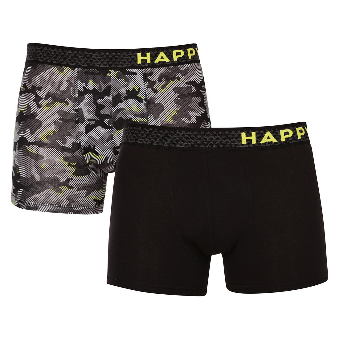 2PACK pánské boxerky Happy Shorts vícebarevné (HSJ 792) S
