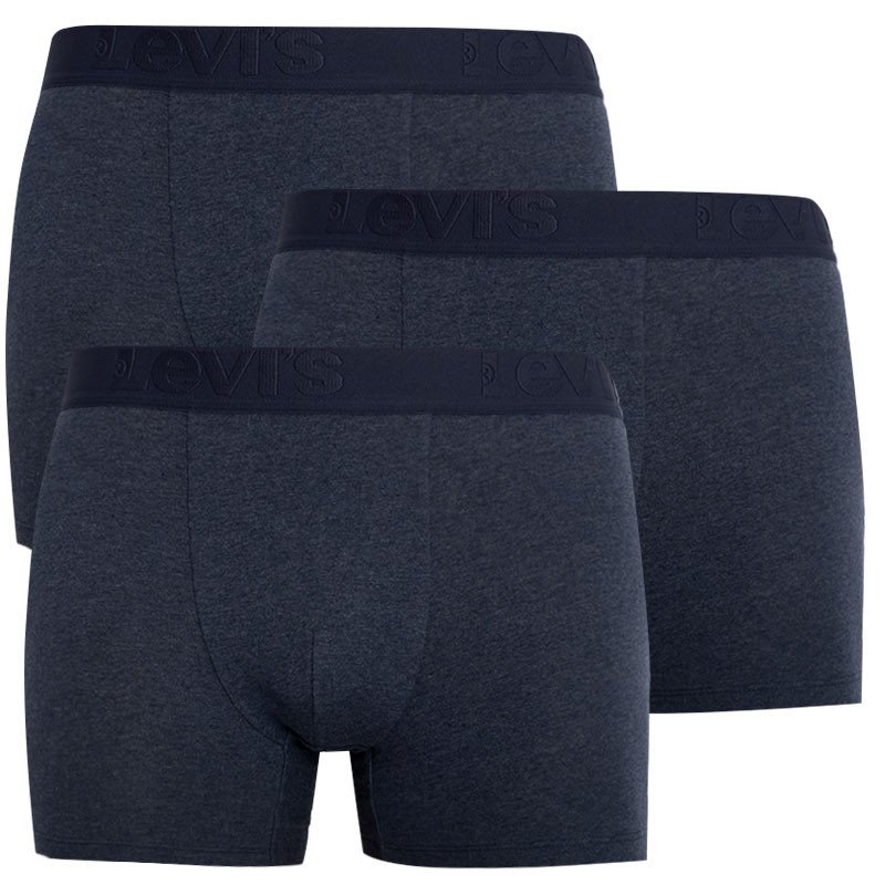 3PACK pánské boxerky Levis modré (905045001 008) XL