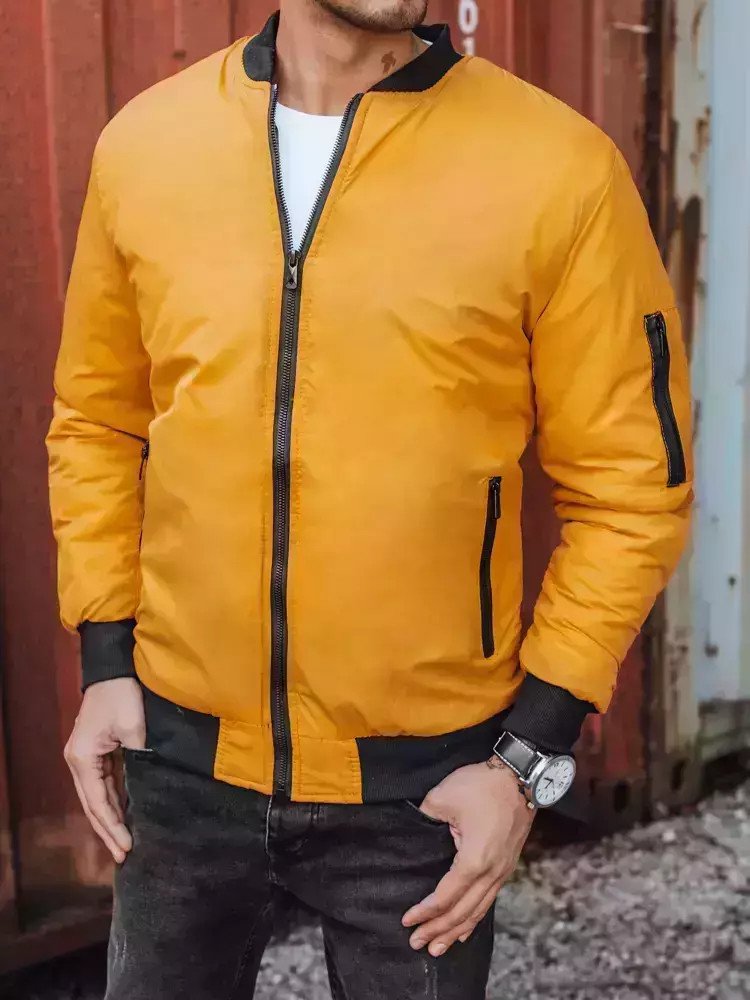 Dstreet Pánská bunda bomber Visto camel 3825 37384