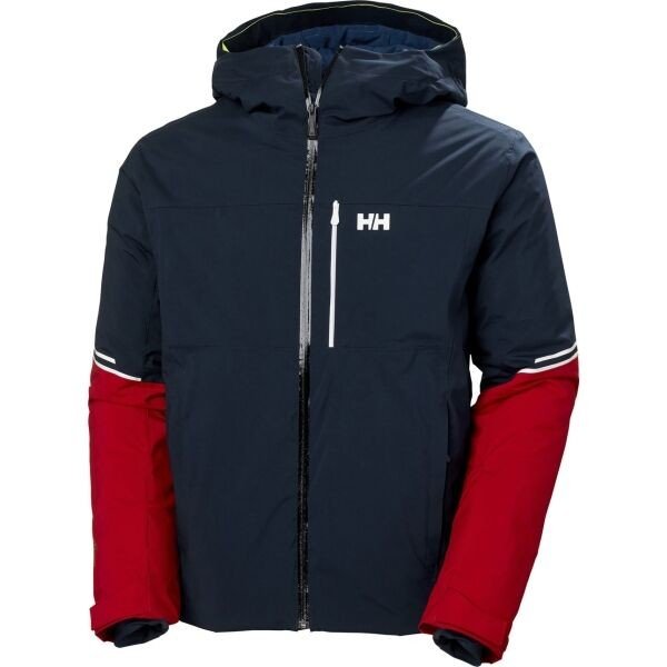 Helly Hansen CARV LIFALOFT JACKET Pánská lyžařská bunda, modrá, velikost XXL