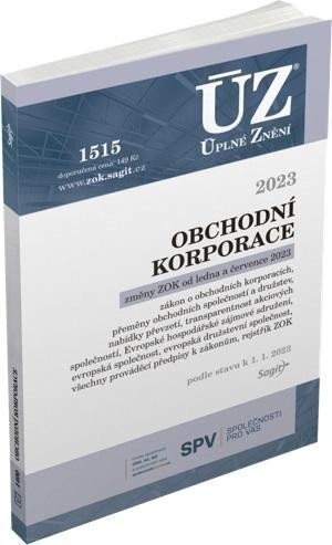 ÚZ 1515 Obchodní korporace 2023