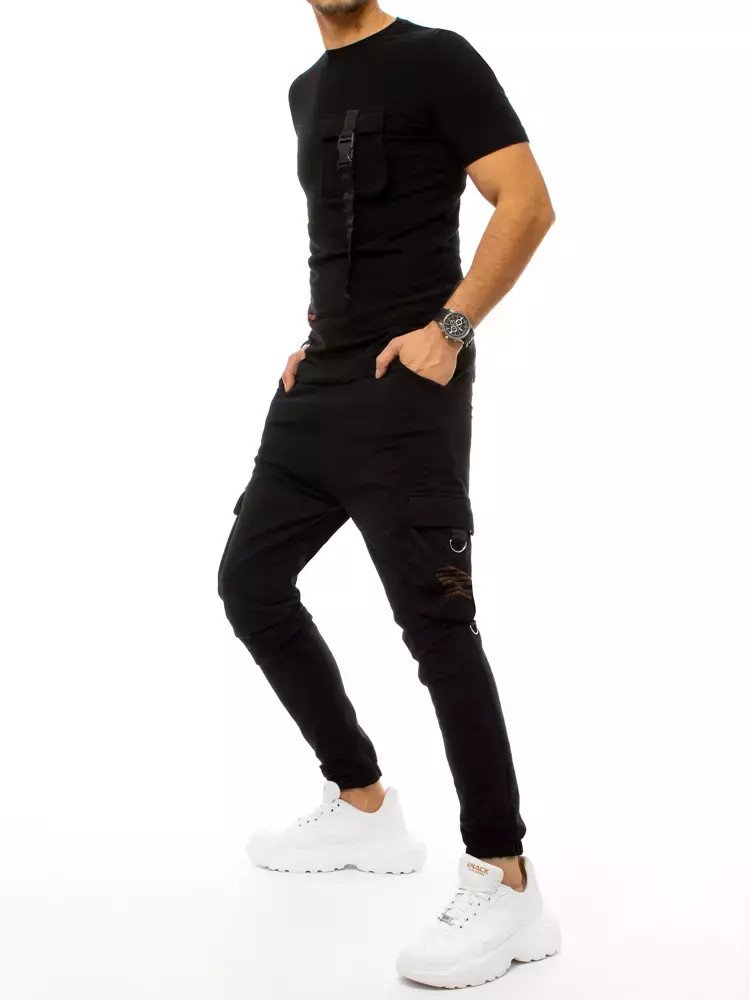 Dstreet Pánská tepláková souprava Otro černá AX0366 34886