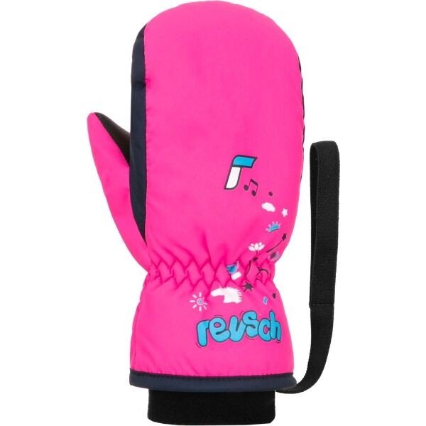 Reusch KIDS MITTEN CR Dětské zimní rukavice, růžová, velikost 2