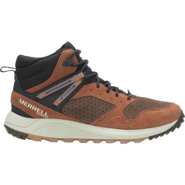 Merrell WILDWOOD SNEAKER BOOT MID WP Pánská outdoorová obuv, hnědá, velikost 43