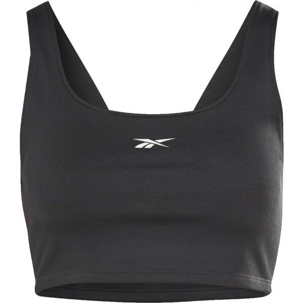 Reebok WOR RIB BRALETTE Dámská podprsenka, černá, velikost L