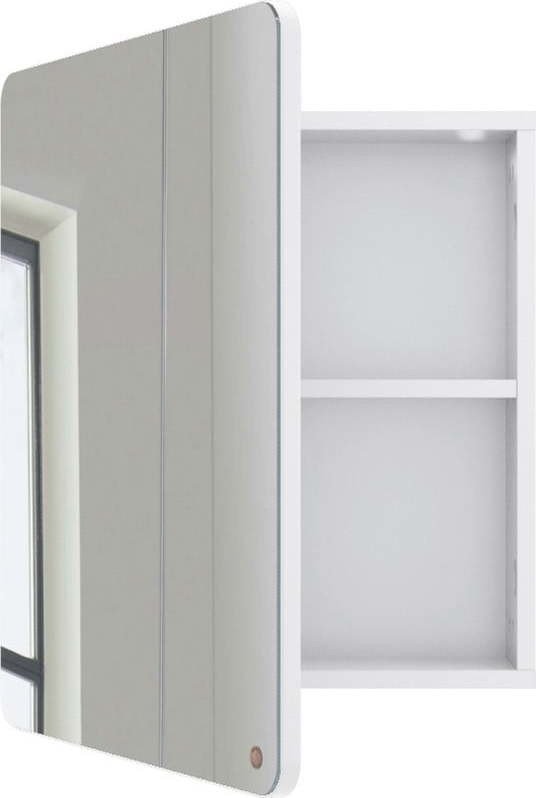 Bílá nástěnná koupelnová skříňka se zrcadlem Tom Tailor Color Bath